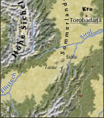 Karte der Dalreisteppe
